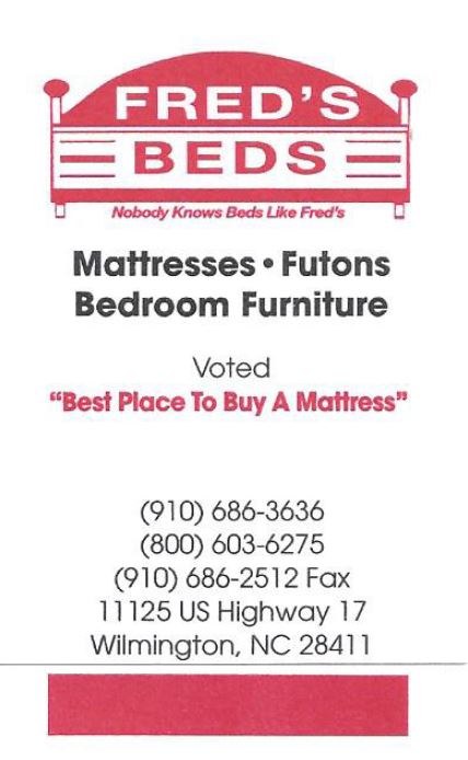 Sponsor: Fred's Beds